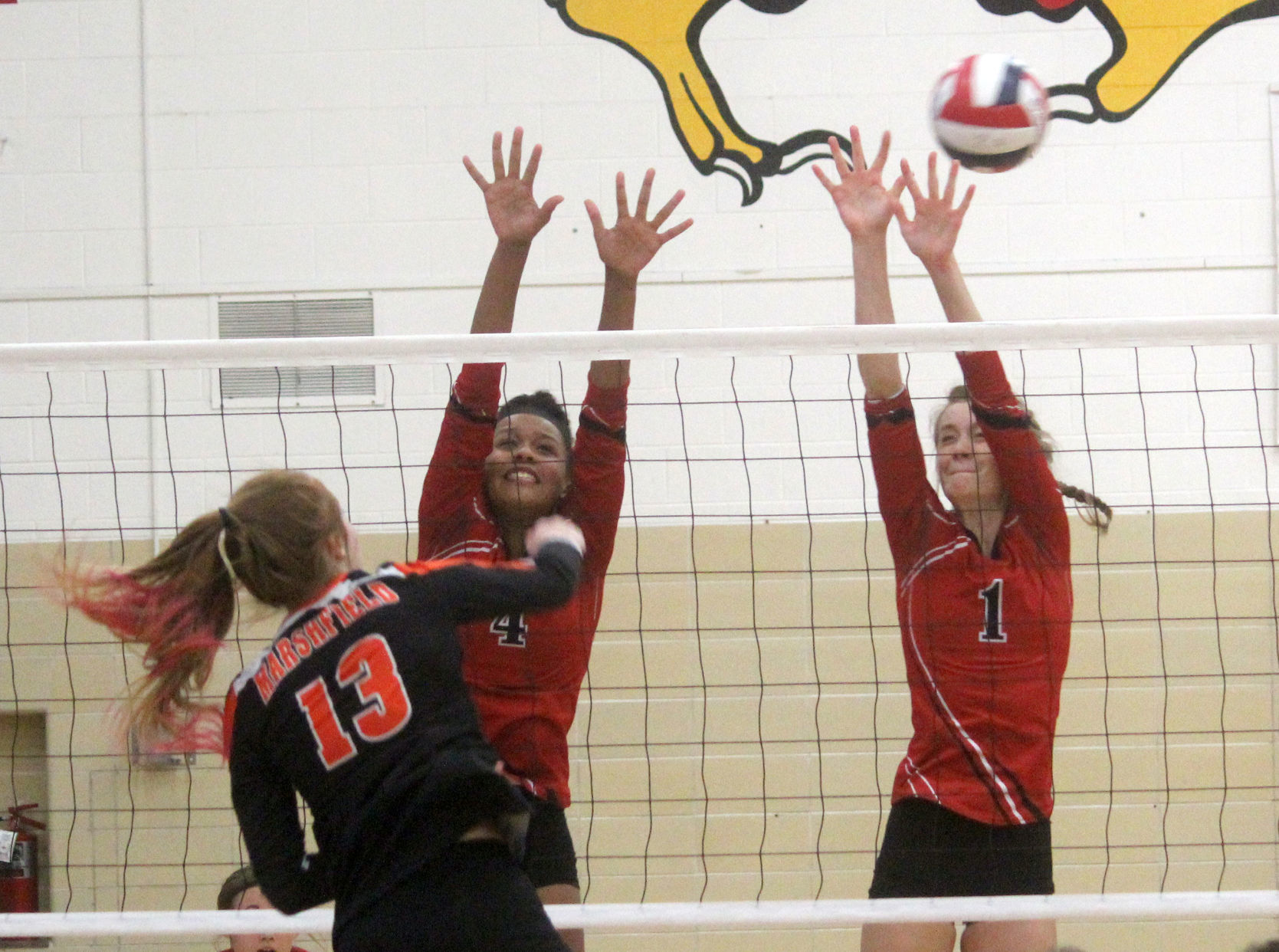Marshfield at Chi-Hi volleyball 10-18-18